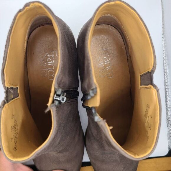 Franco Sarto Aeron brown Chelsea boot booties 9M - Picture 6 of 9